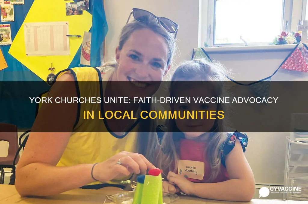 how churches are encouraging vaccines york