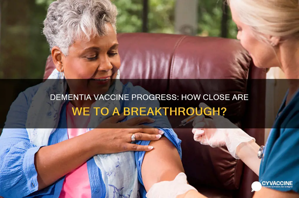 how close are we to a dementia vaccine