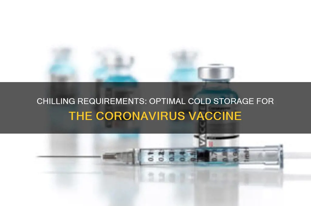 how cold do they have to keep the coronavirus vaccine