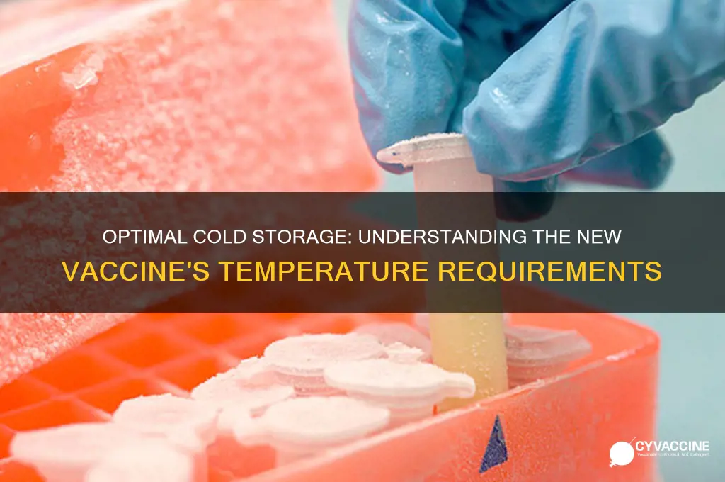 how cold does the new vaccine have to be