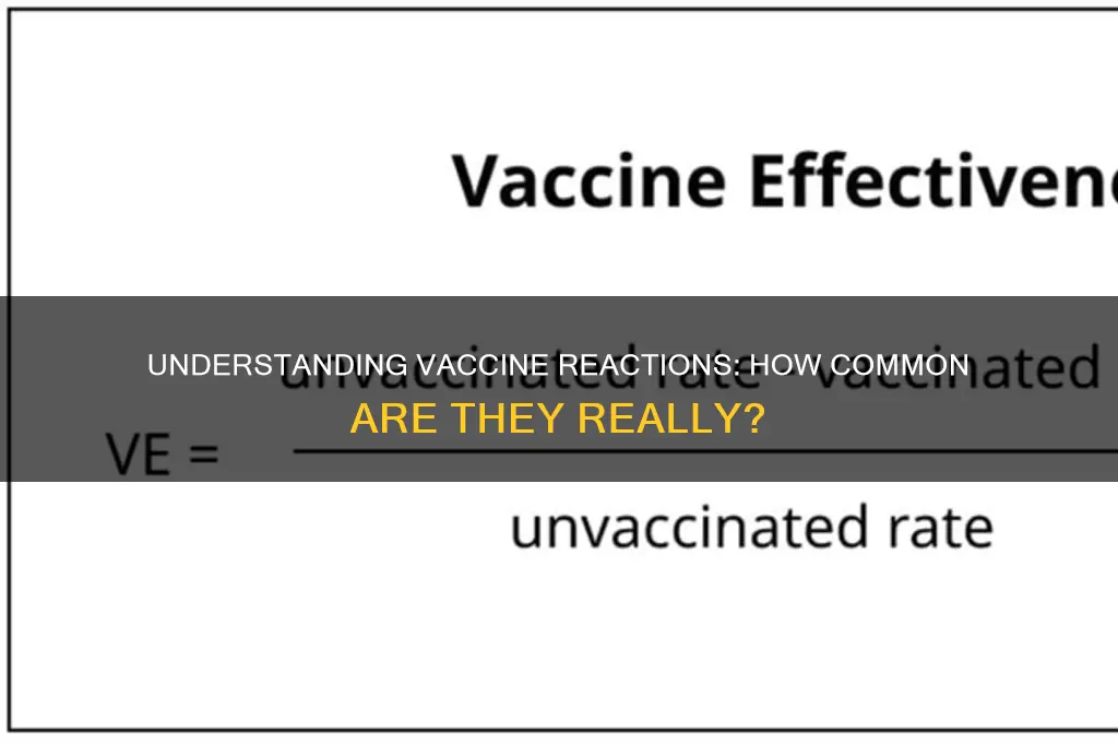 how common are reactions to vaccines