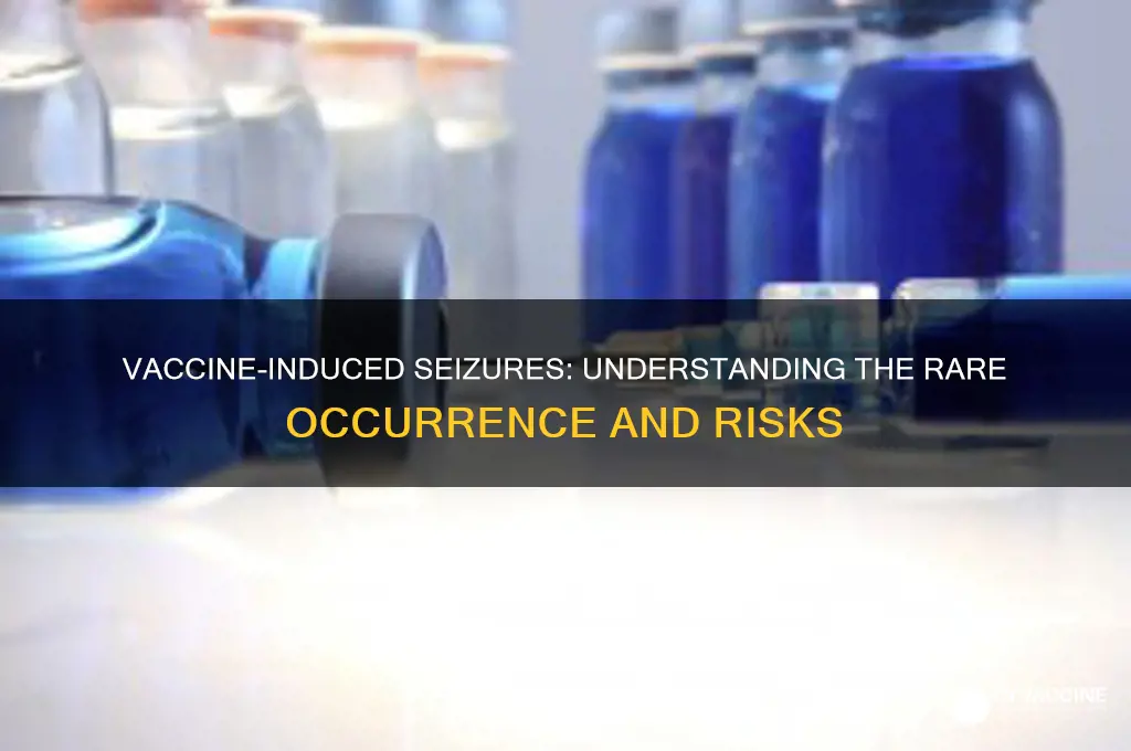 how common is it to have seizures from vaccines