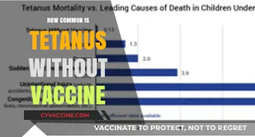 Tetanus Risk: How Common is it Without Vaccination?