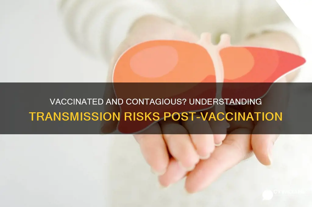 how contagious are you if vaccinated