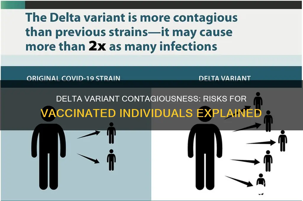 how contagious is delta for vaccinated