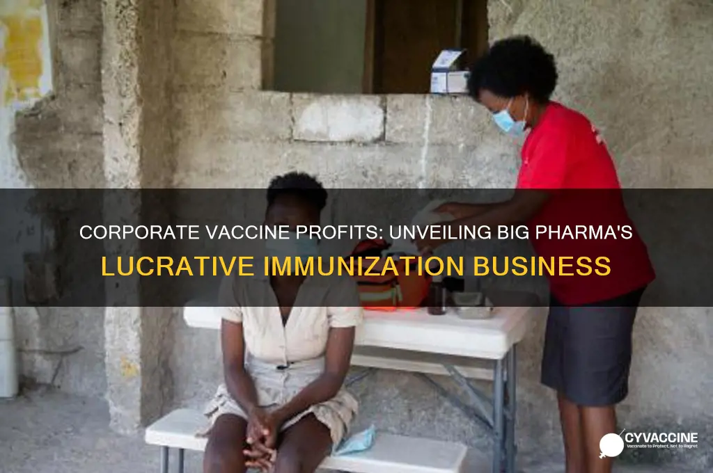 how corporations profit off of vaccines
