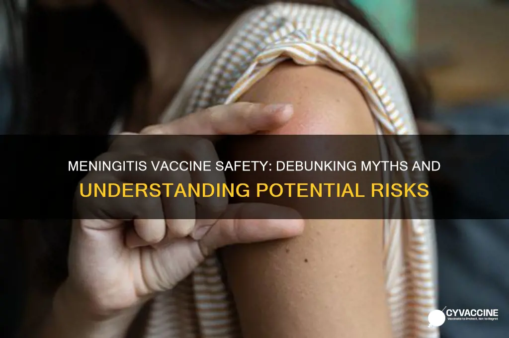 how dangerous is the meningitis vaccine