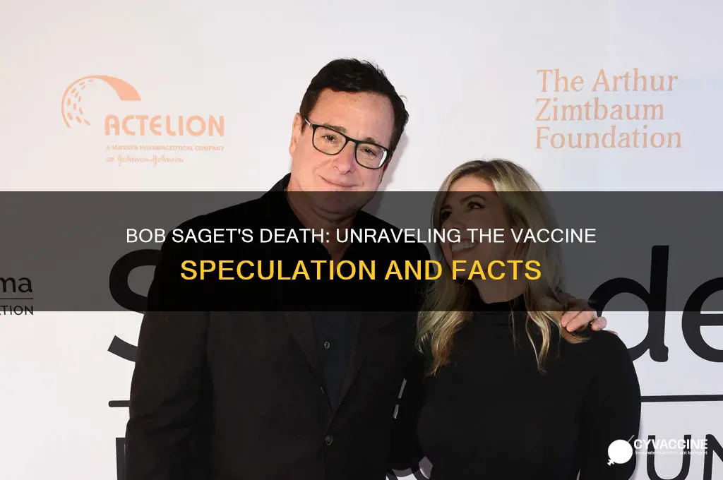 how did bob saget die vaccine