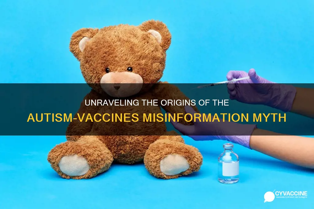 how did the autism in vaccines rumor start