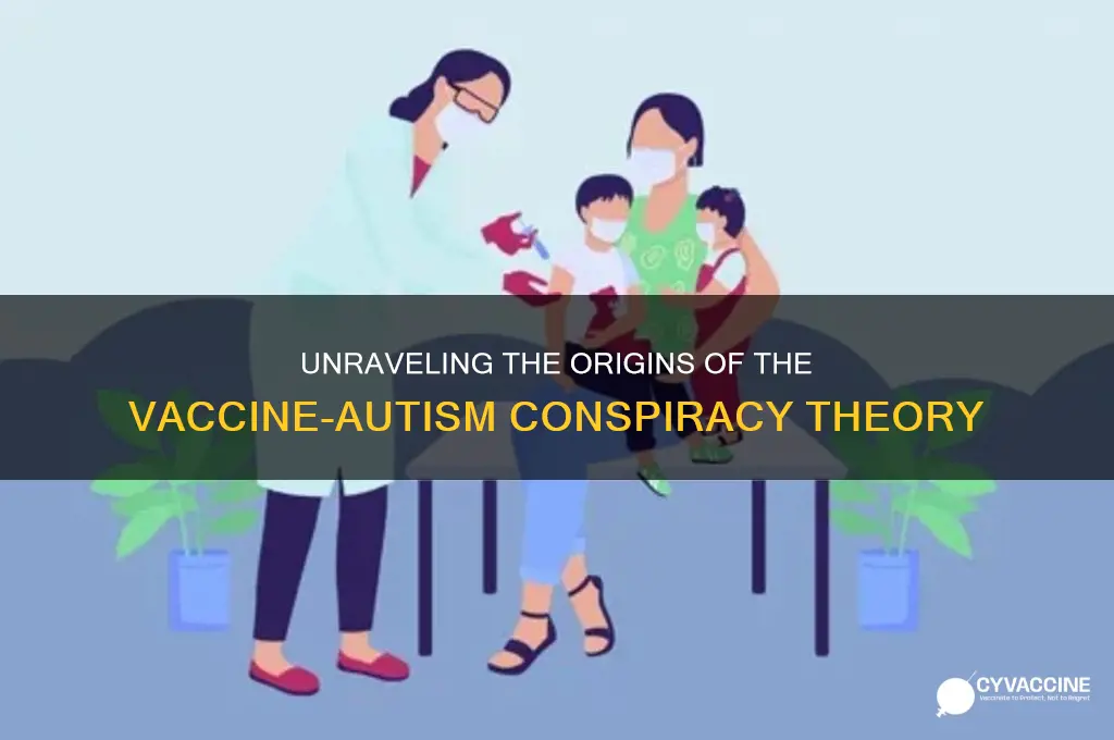 how did the conspiracy between vaccine and autism start