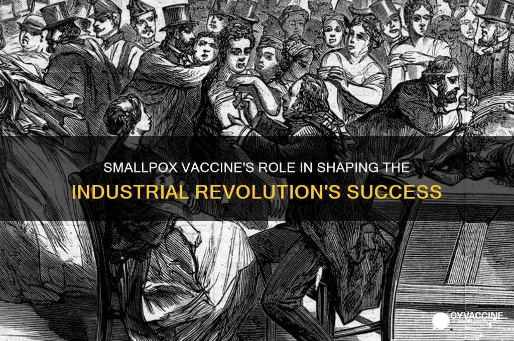 how did the smallpox vaccine impact the industrial revolution
