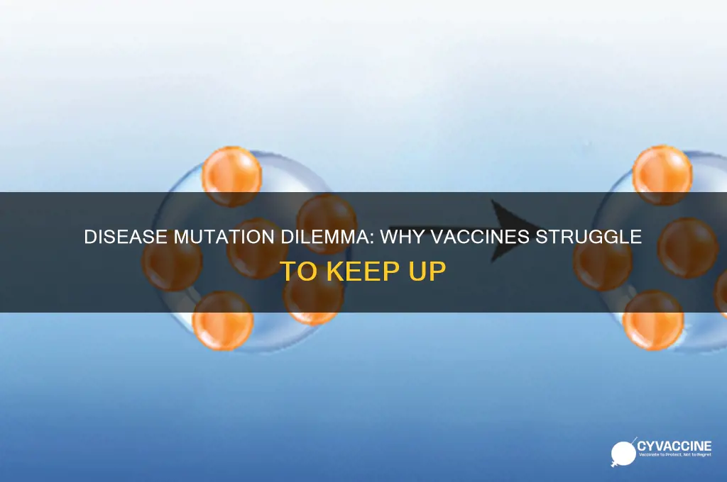 how diseases mutate making vaccines ineffective