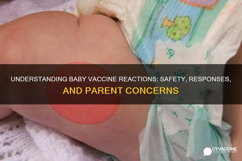 how do babies respond to vaccines