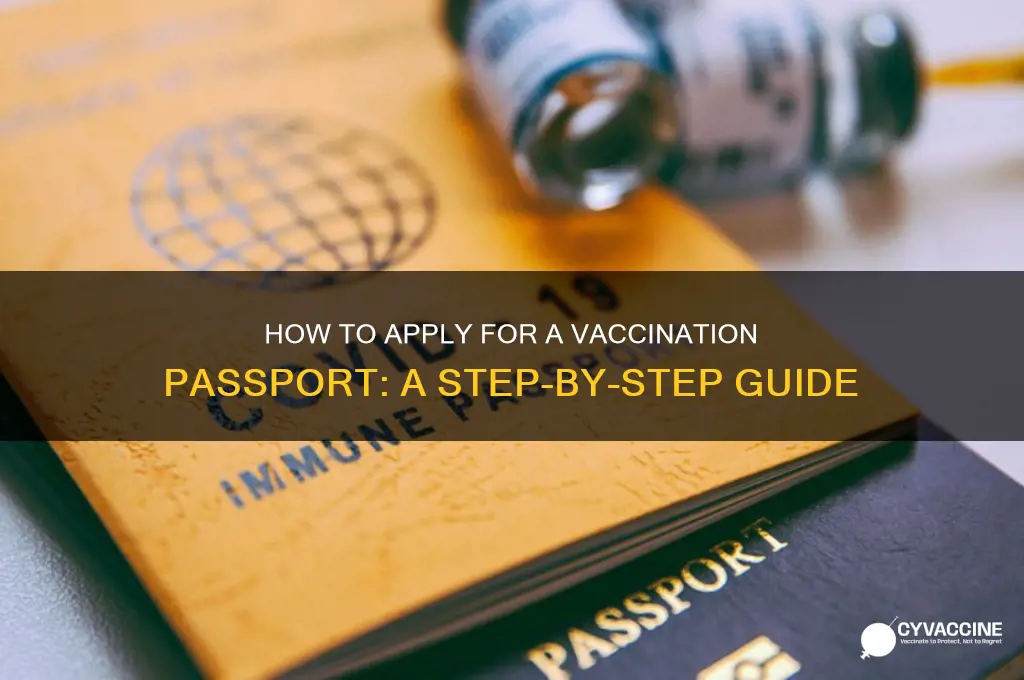 how do i apply for a vaccination passport