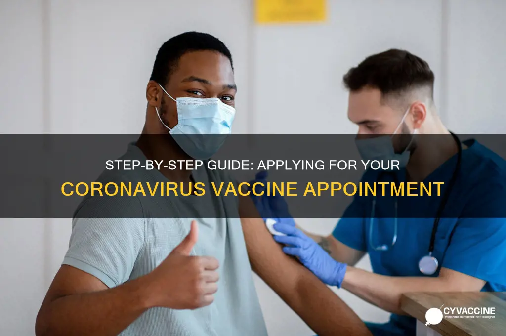 how do i apply for the coronavirus vaccine