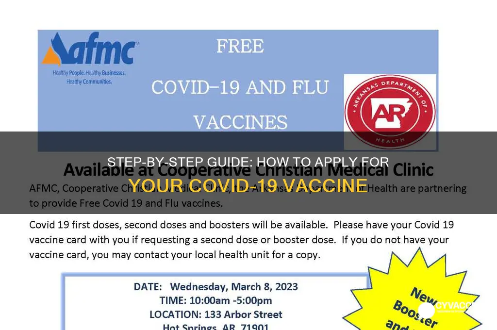 how do i apply for vaccine