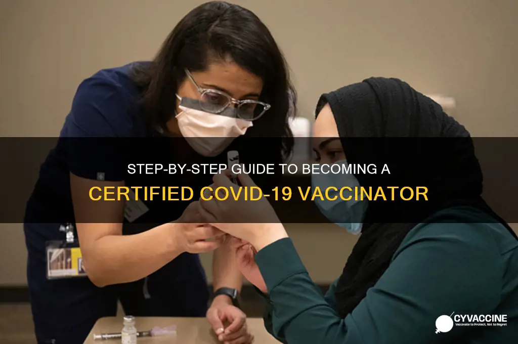 how do i apply to be a vaccinator
