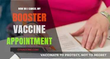 Canceling Your Booster Vaccine Appointment: A Simple Step-by-Step Guide