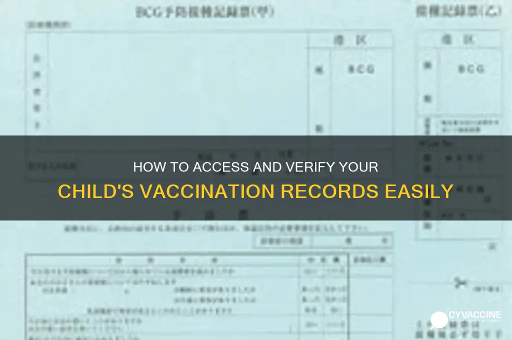 how do i check my child