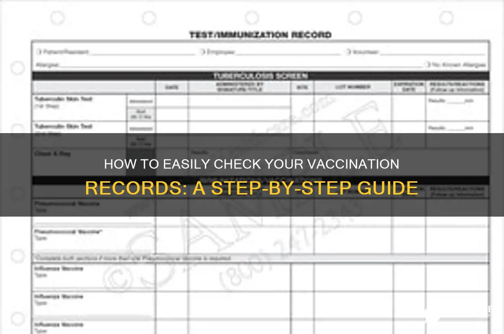how do i check my vaccinations