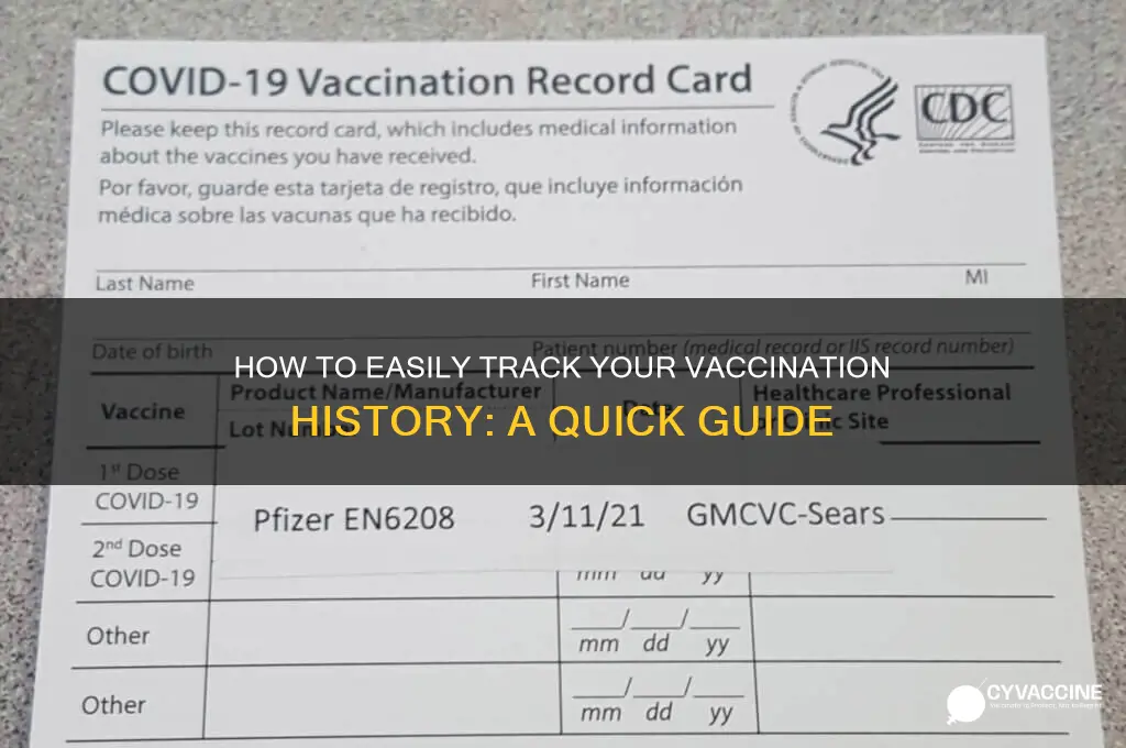 how do i check what vaccines i