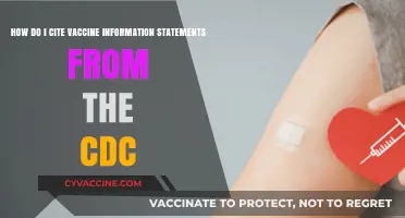 Citing CDC Vaccine Information Statements: A Comprehensive Guide