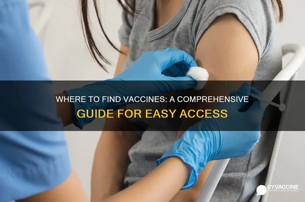 how do i find a vaccine