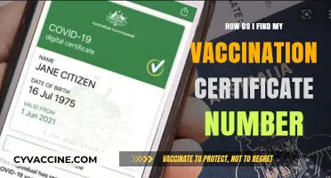 Locate Your Vaccination Certificate Number: A Quick and Easy Guide