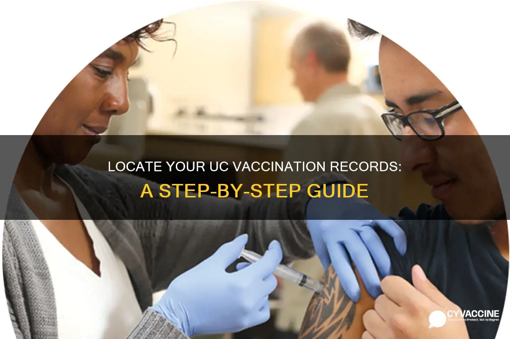 how do i find my vaccination records university of cincinnati