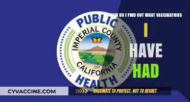 Which Vaccines Have I Taken? Check Your Records