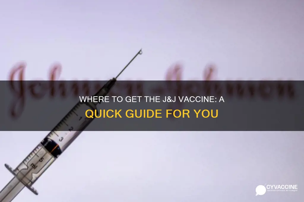 how do i find the j&j vaccine