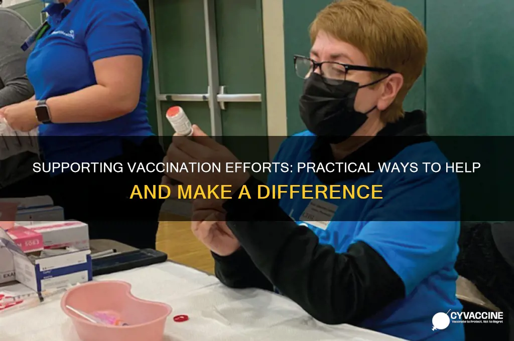 how do i help with vaccinations