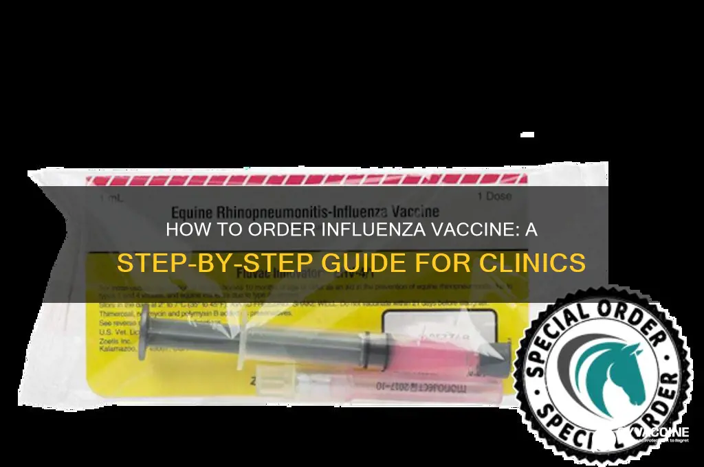 how do i order influenza vaccine