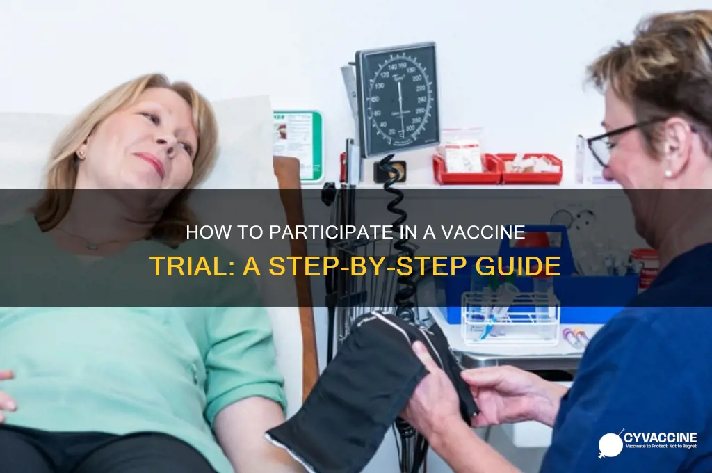 how do i participate in a vaccine trial