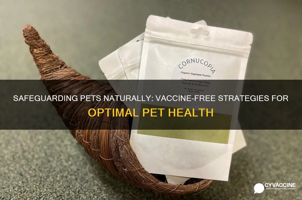 how do i protect my pet without vaccines