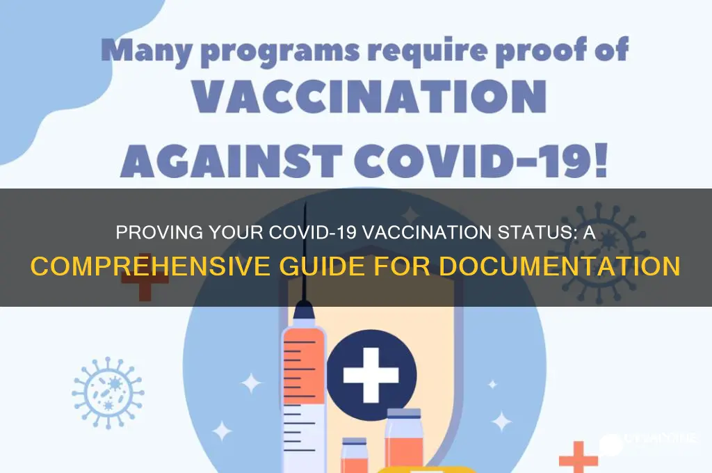 how do i prove i got the vaccine