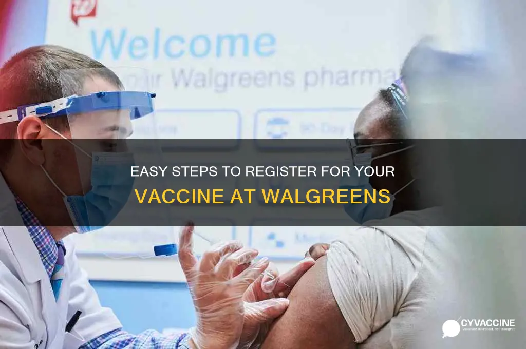 how do i register for a vaccine at walgreens