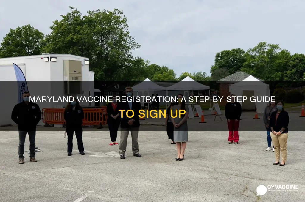 how do i register for the vaccine in maryland