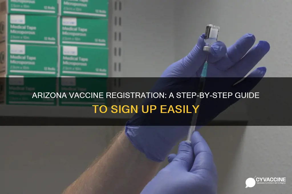 how do i register for vaccine in arizona