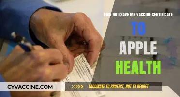 Save Your Vaccine Certificate to Apple Health: A Quick Guide