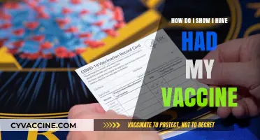 Proving Your Vaccination Status: A Simple Guide to Show You're Vaccinated