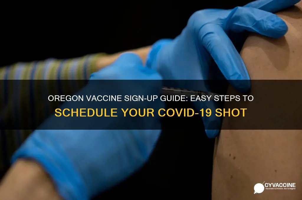 how do i sign up for a vaccine in oregon