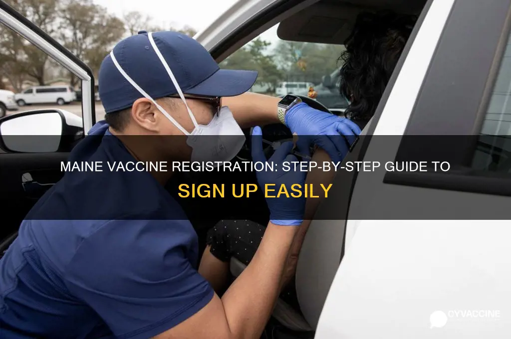 how do i sign up for vaccine in maine