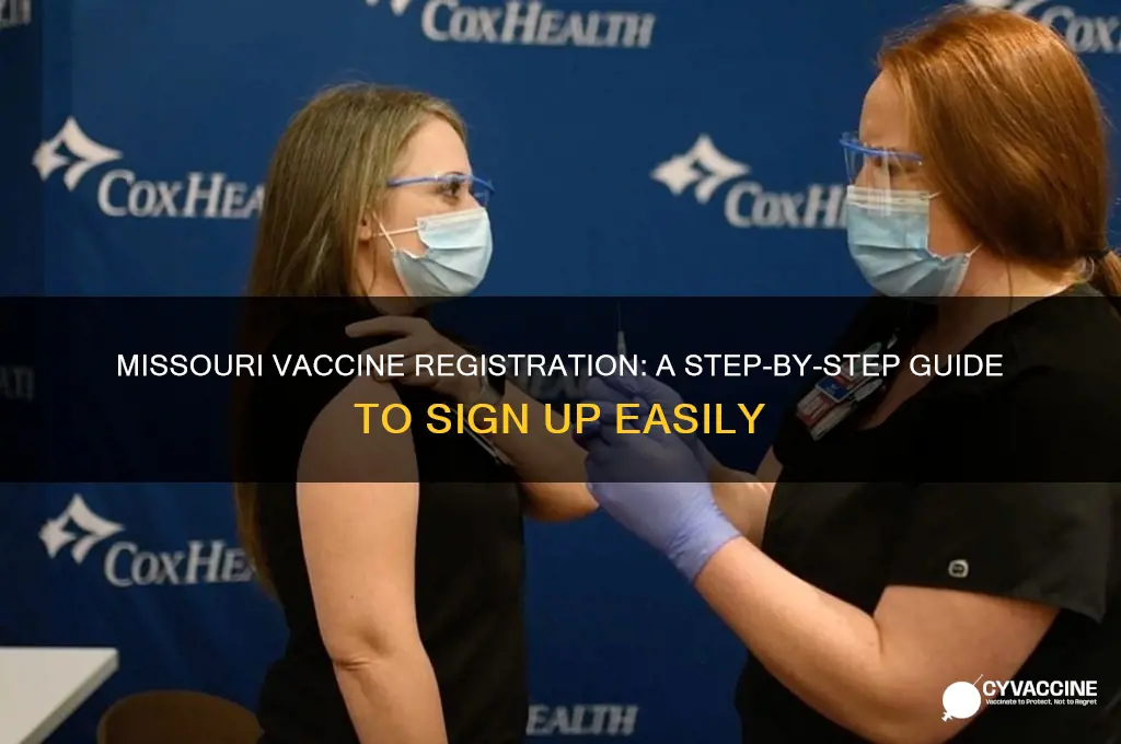 how do i sign up for vaccine in missouri