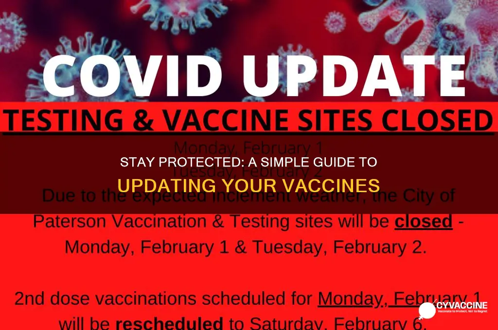 how do i update my vaccines