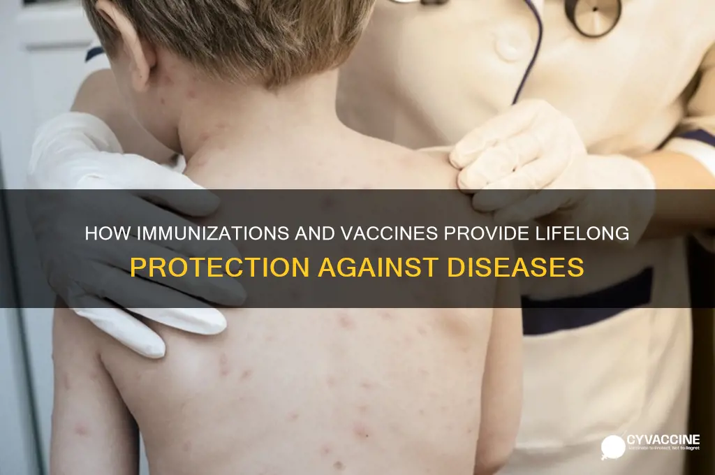 how do immunizations and vaccines provide