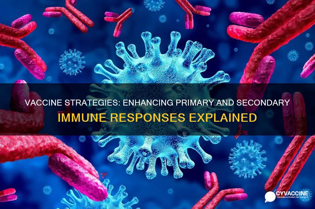 how do vaccine manipulate primary and secondary immune response