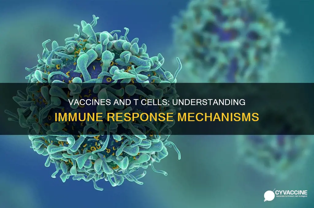 how do vaccines affect t cells