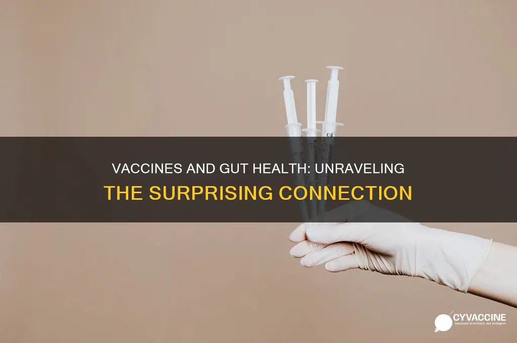 how do vaccines affect the gut