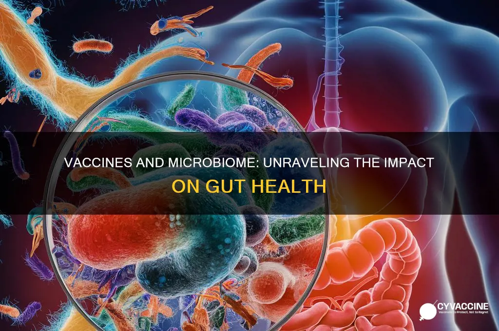 how do vaccines affect the microbiome